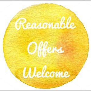 Reasonable Offers Are Always Welcome!